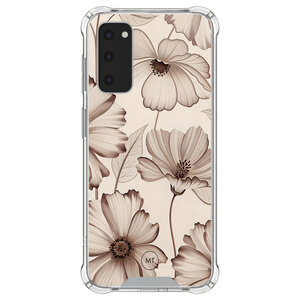 Mooie Telefoonhoesjes Samsung Galaxy S20 FE shockproof hoesje - Sand flowers