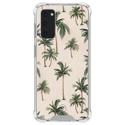 Mooie Telefoonhoesjes Samsung Galaxy S20 FE shockproof hoesje - Palmbomen print