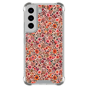 Mooie Telefoonhoesjes Samsung Galaxy S22 shockproof hoesje - Vintage floral