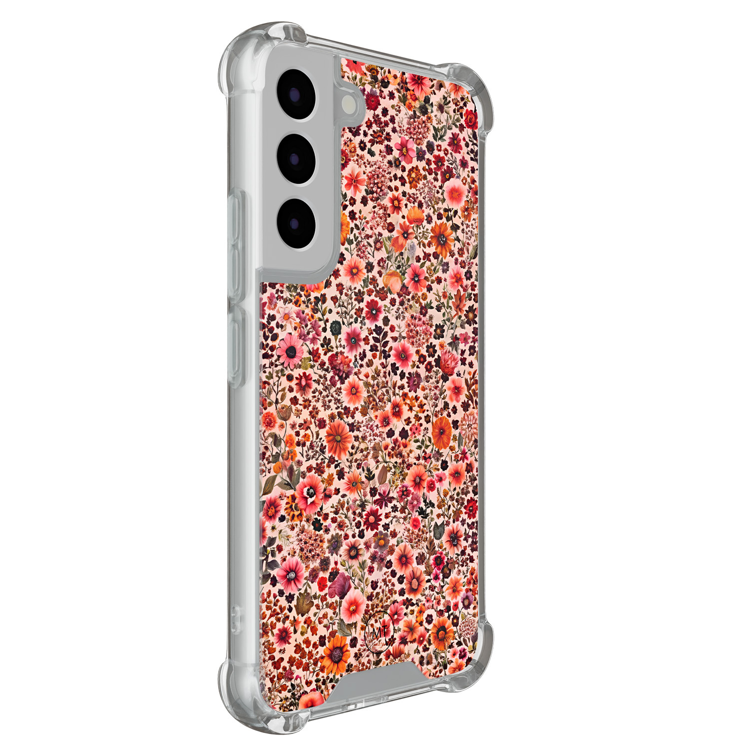 Mooie Telefoonhoesjes Samsung Galaxy S22 shockproof hoesje - Vintage floral