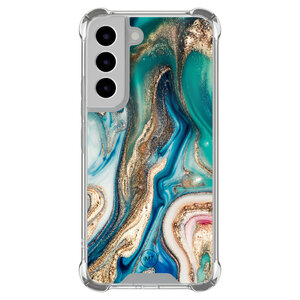 Mooie Telefoonhoesjes Samsung Galaxy S22 shockproof hoesje - Magic marble