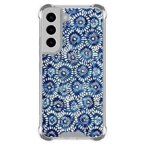 Mooie Telefoonhoesjes Samsung Galaxy S22 shockproof hoesje - Azure daisies