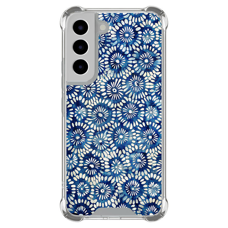 Mooie Telefoonhoesjes Samsung Galaxy S22 shockproof hoesje - Azure daisies