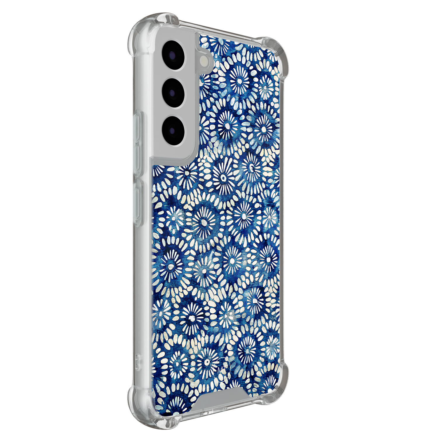 Mooie Telefoonhoesjes Samsung Galaxy S22 shockproof hoesje - Azure daisies