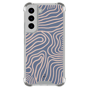 Mooie Telefoonhoesjes Samsung Galaxy S22 shockproof hoesje - Flowing lines