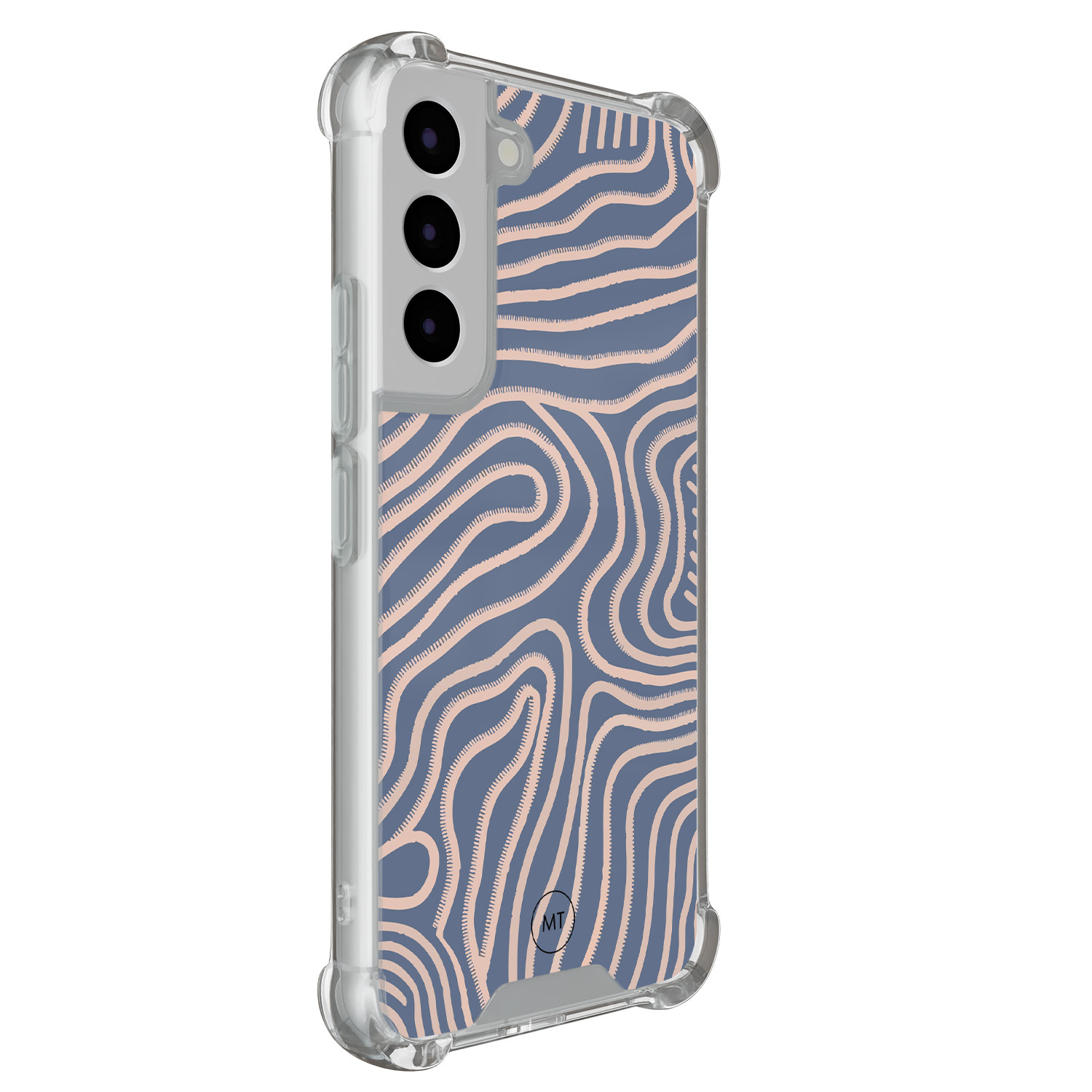 Mooie Telefoonhoesjes Samsung Galaxy S22 shockproof hoesje - Flowing lines