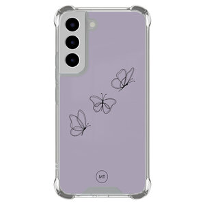 Mooie Telefoonhoesjes Samsung Galaxy S22 shockproof hoesje - Vlindertjes