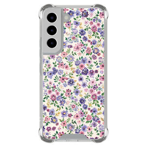 Mooie Telefoonhoesjes Samsung Galaxy S22 shockproof hoesje - Purple garden