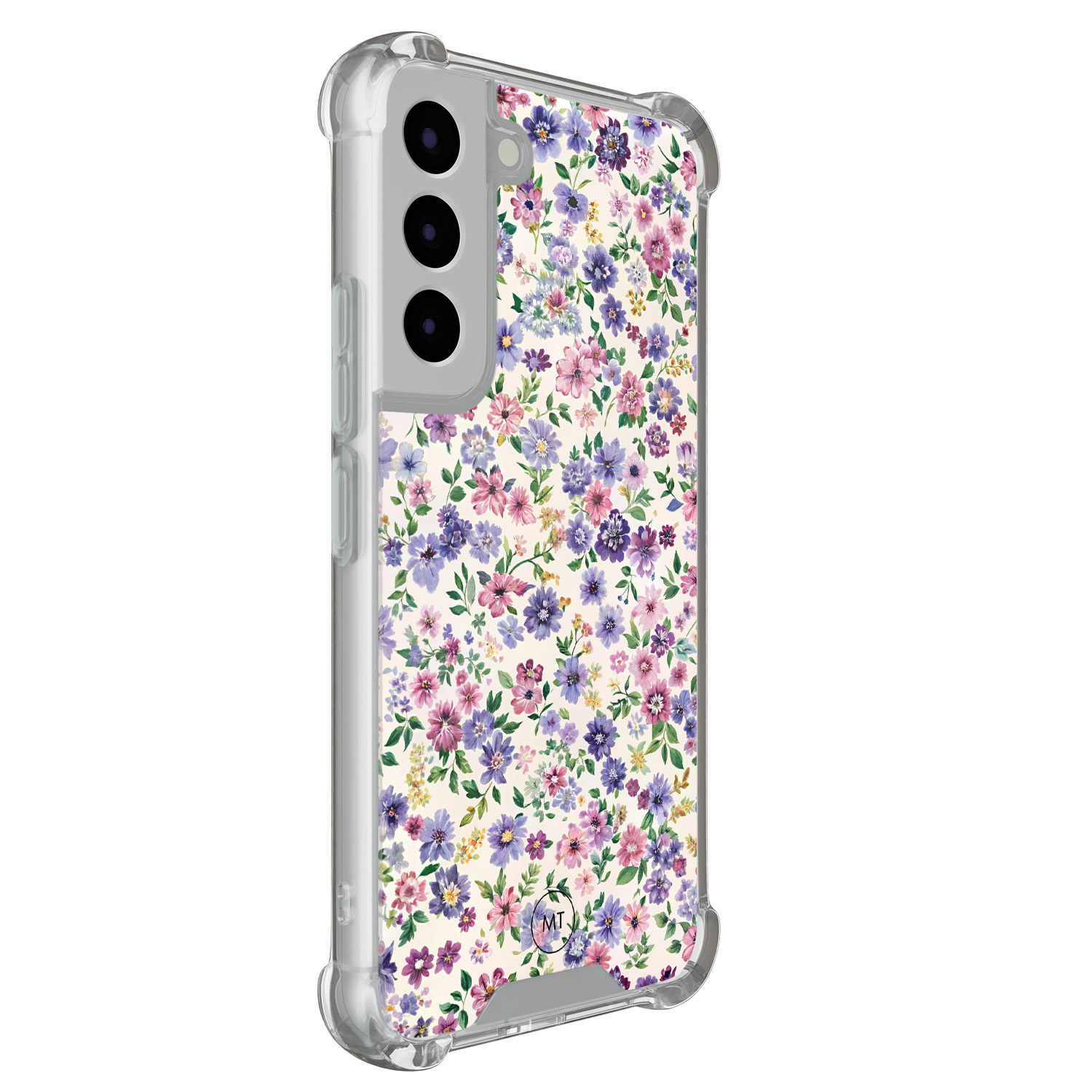 Mooie Telefoonhoesjes Samsung Galaxy S22 shockproof hoesje - Purple garden