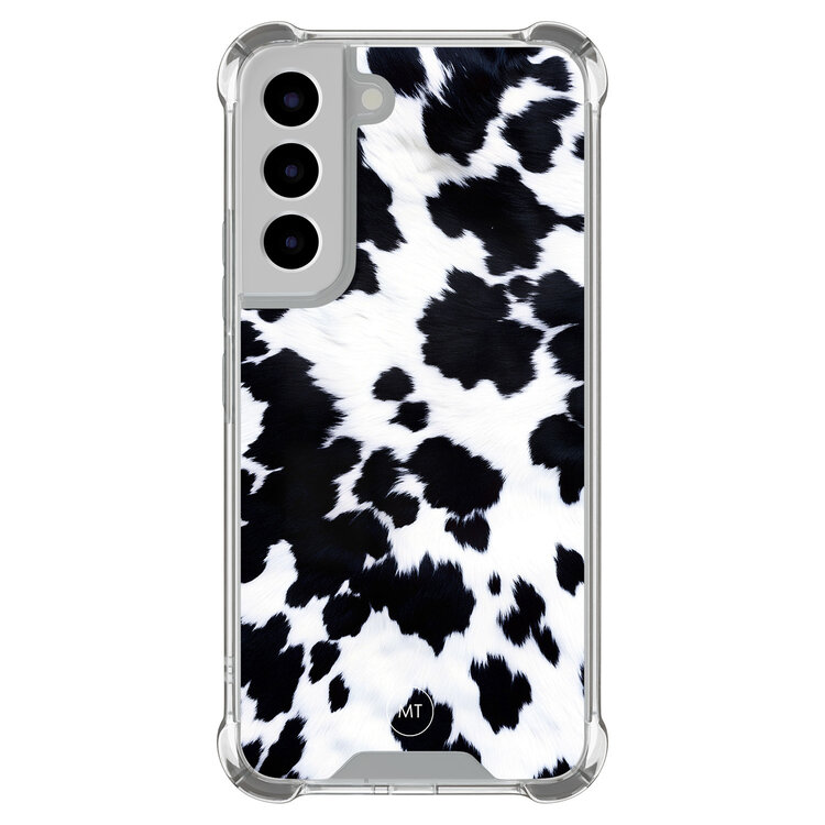 Mooie Telefoonhoesjes Samsung Galaxy S22 shockproof hoesje - Koeienprint
