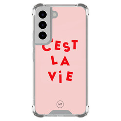 Mooie Telefoonhoesjes Samsung Galaxy S22 shockproof hoesje - C'est la vie