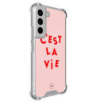Mooie Telefoonhoesjes Samsung Galaxy S22 shockproof hoesje - C'est la vie
