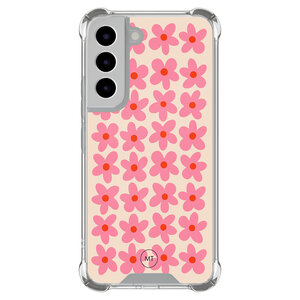 Mooie Telefoonhoesjes Samsung Galaxy S22 shockproof hoesje - Retro Blooms