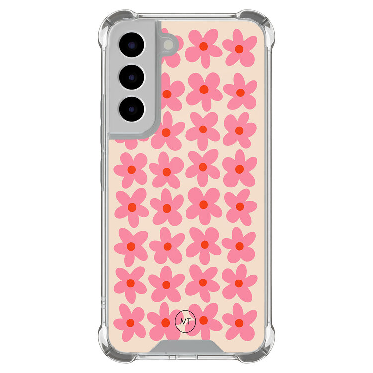 Mooie Telefoonhoesjes Samsung Galaxy S22 shockproof hoesje - Retro Blooms