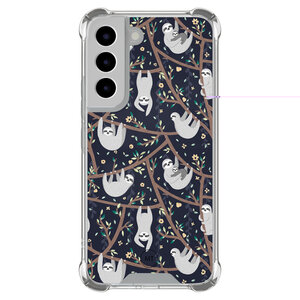 Mooie Telefoonhoesjes Samsung Galaxy S22 shockproof hoesje - Luiaard print