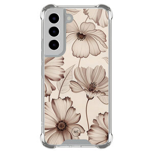 Mooie Telefoonhoesjes Samsung Galaxy S22 shockproof hoesje - Sand flowers
