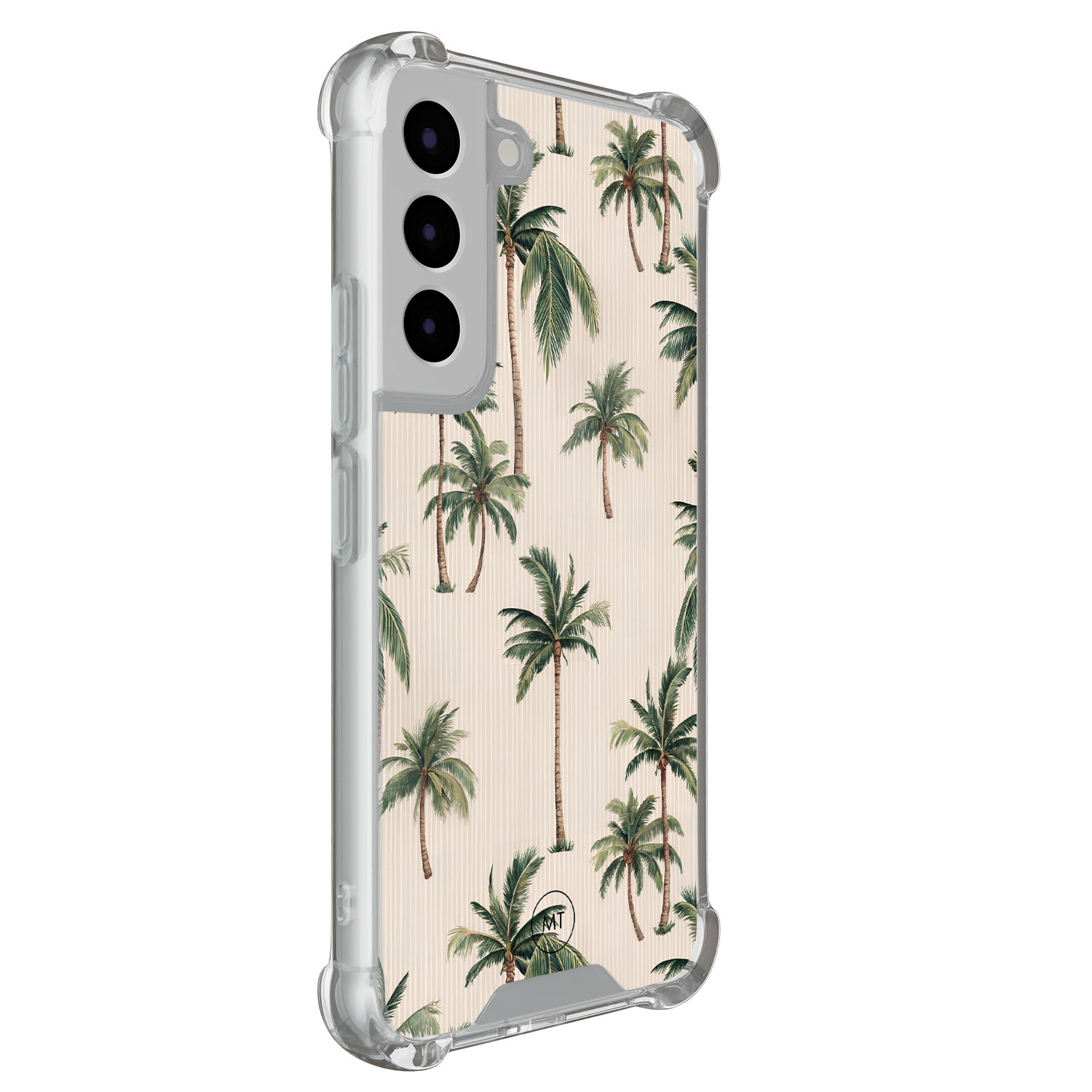 Mooie Telefoonhoesjes Samsung Galaxy S22 shockproof hoesje - Palmbomen print