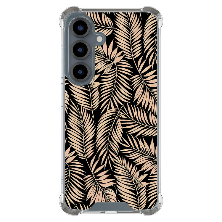 Mooie Telefoonhoesjes Samsung Galaxy S25 shockproof hoesje - Palm silhouette