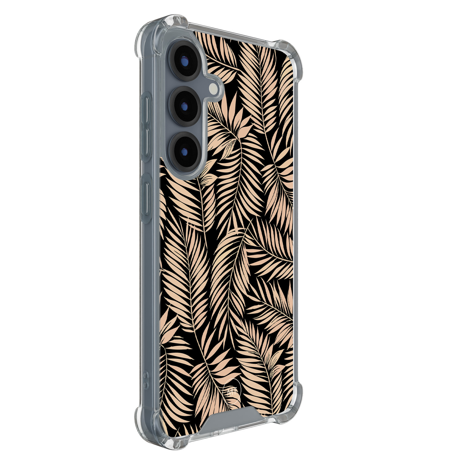 Mooie Telefoonhoesjes Samsung Galaxy S25 shockproof hoesje - Palm silhouette