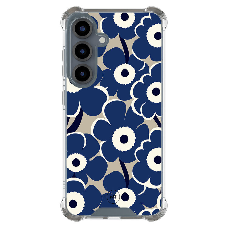 Mooie Telefoonhoesjes Samsung Galaxy S25 shockproof hoesje - Abstract bloom
