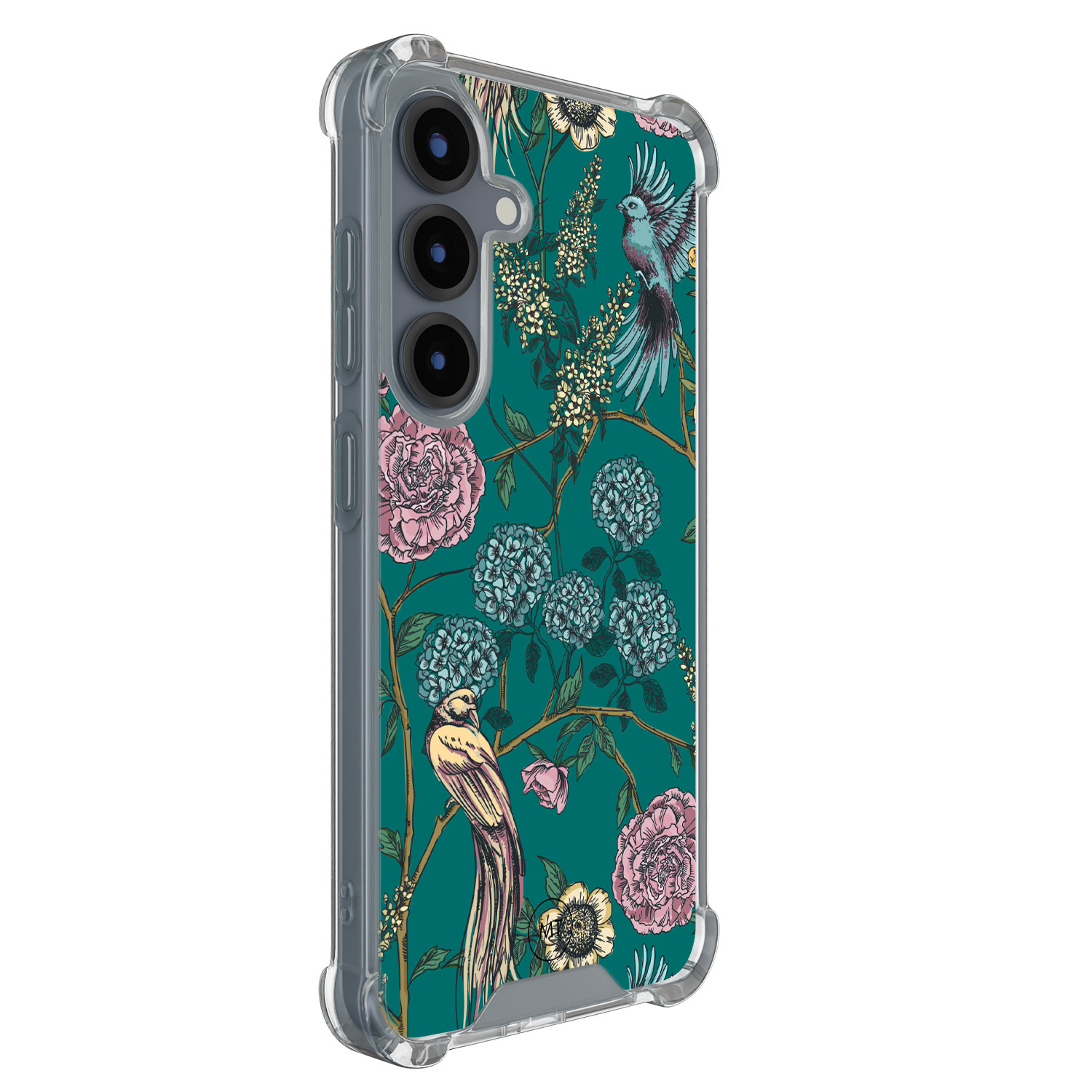 Mooie Telefoonhoesjes Samsung Galaxy S25 shockproof hoesje - Bloomy birds