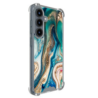 Mooie Telefoonhoesjes Samsung Galaxy S25 shockproof hoesje - Magic marble