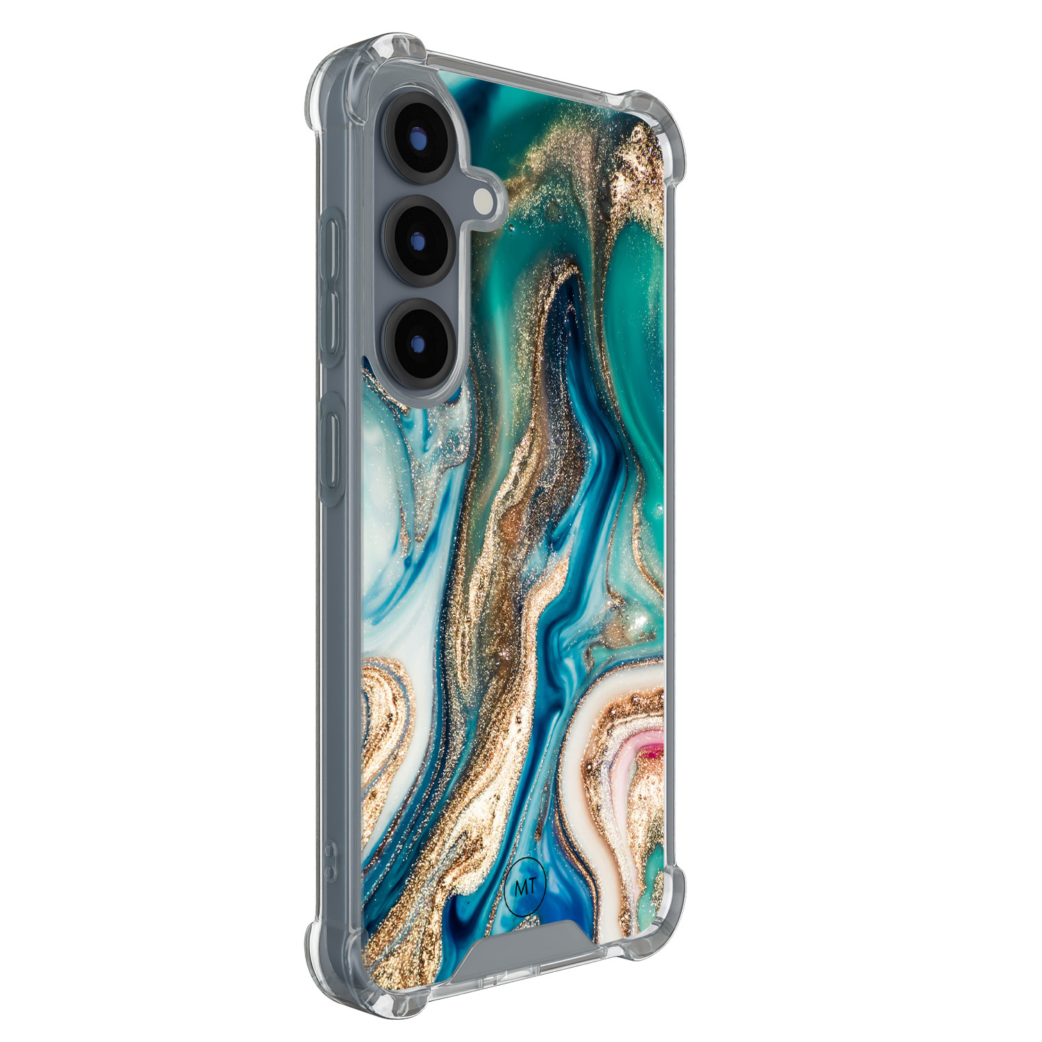 Mooie Telefoonhoesjes Samsung Galaxy S25 shockproof hoesje - Magic marble
