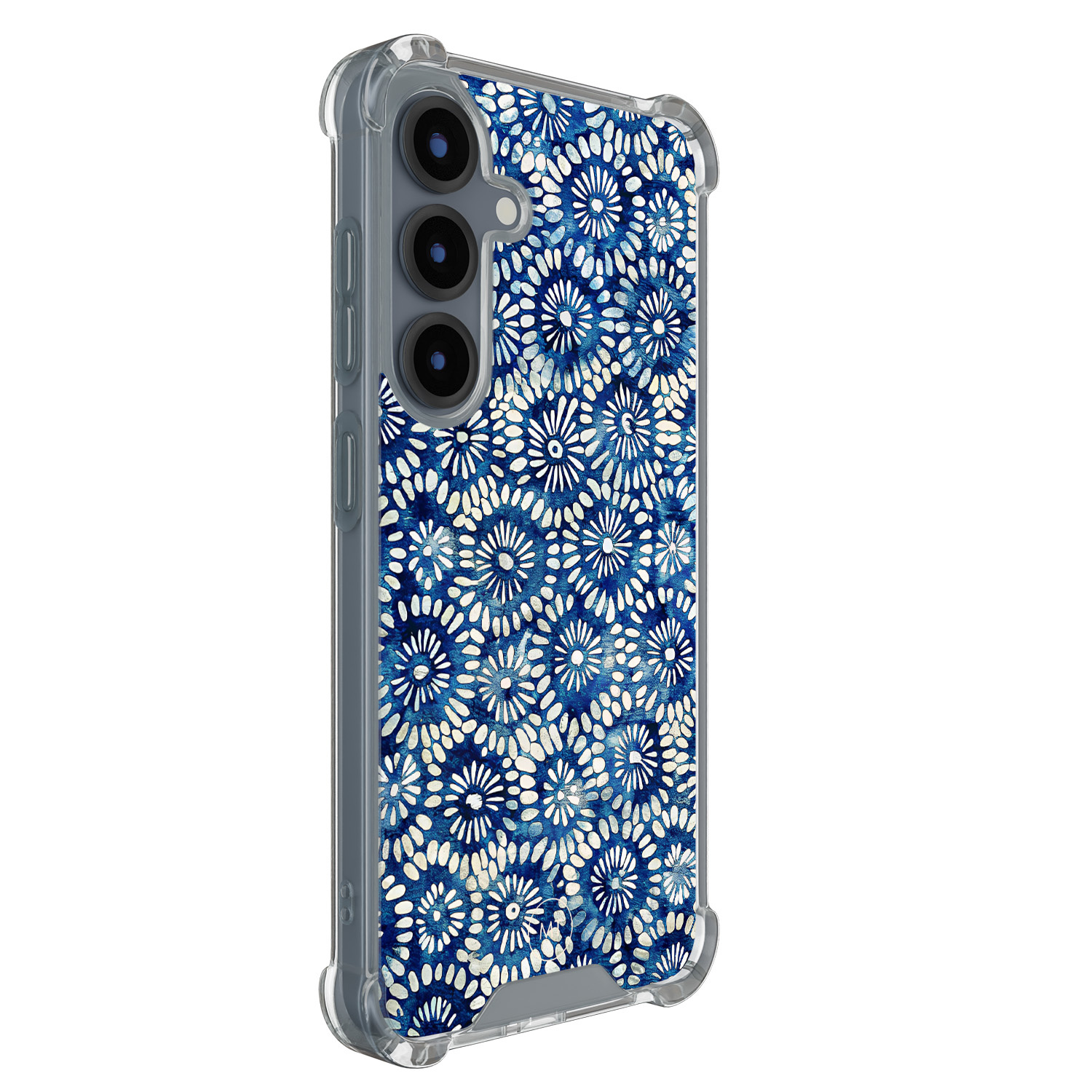 Mooie Telefoonhoesjes Samsung Galaxy S25 shockproof hoesje - Azure daisies