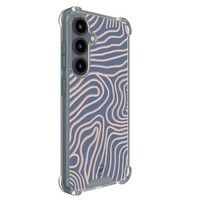 Mooie Telefoonhoesjes Samsung Galaxy S25 shockproof hoesje - Flowing lines