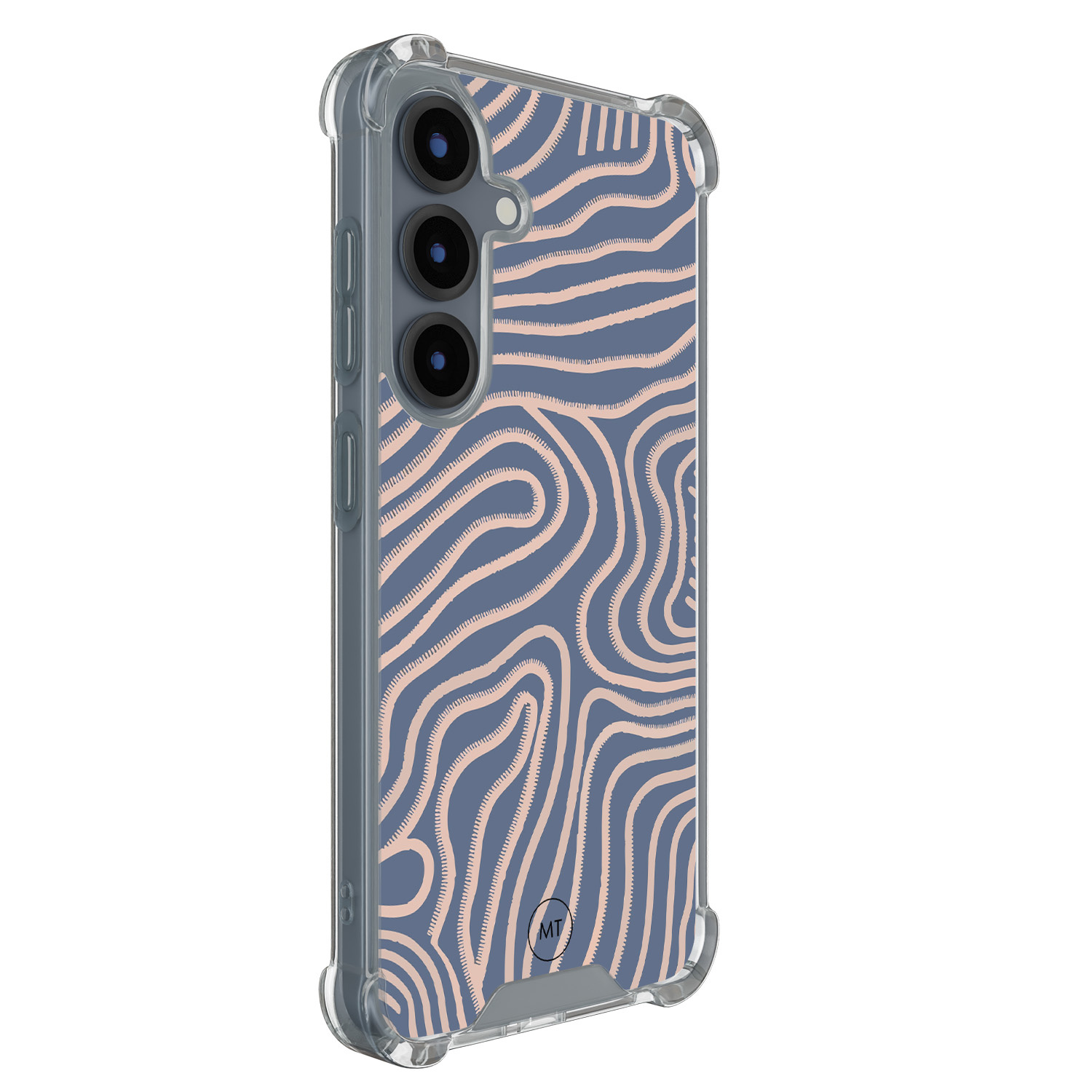 Mooie Telefoonhoesjes Samsung Galaxy S25 shockproof hoesje - Flowing lines