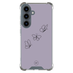 Mooie Telefoonhoesjes Samsung Galaxy S25 shockproof hoesje - Vlindertjes