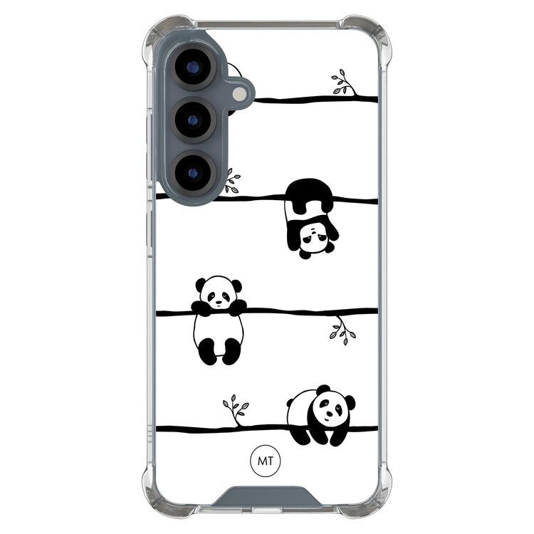 Mooie Telefoonhoesjes Samsung Galaxy S25 shockproof hoesje - Panda
