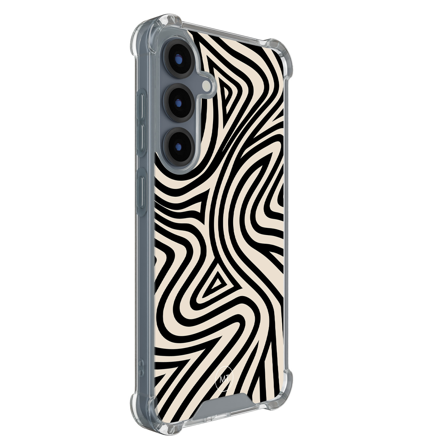 Mooie Telefoonhoesjes Samsung Galaxy S25 shockproof hoesje - Groovy lines
