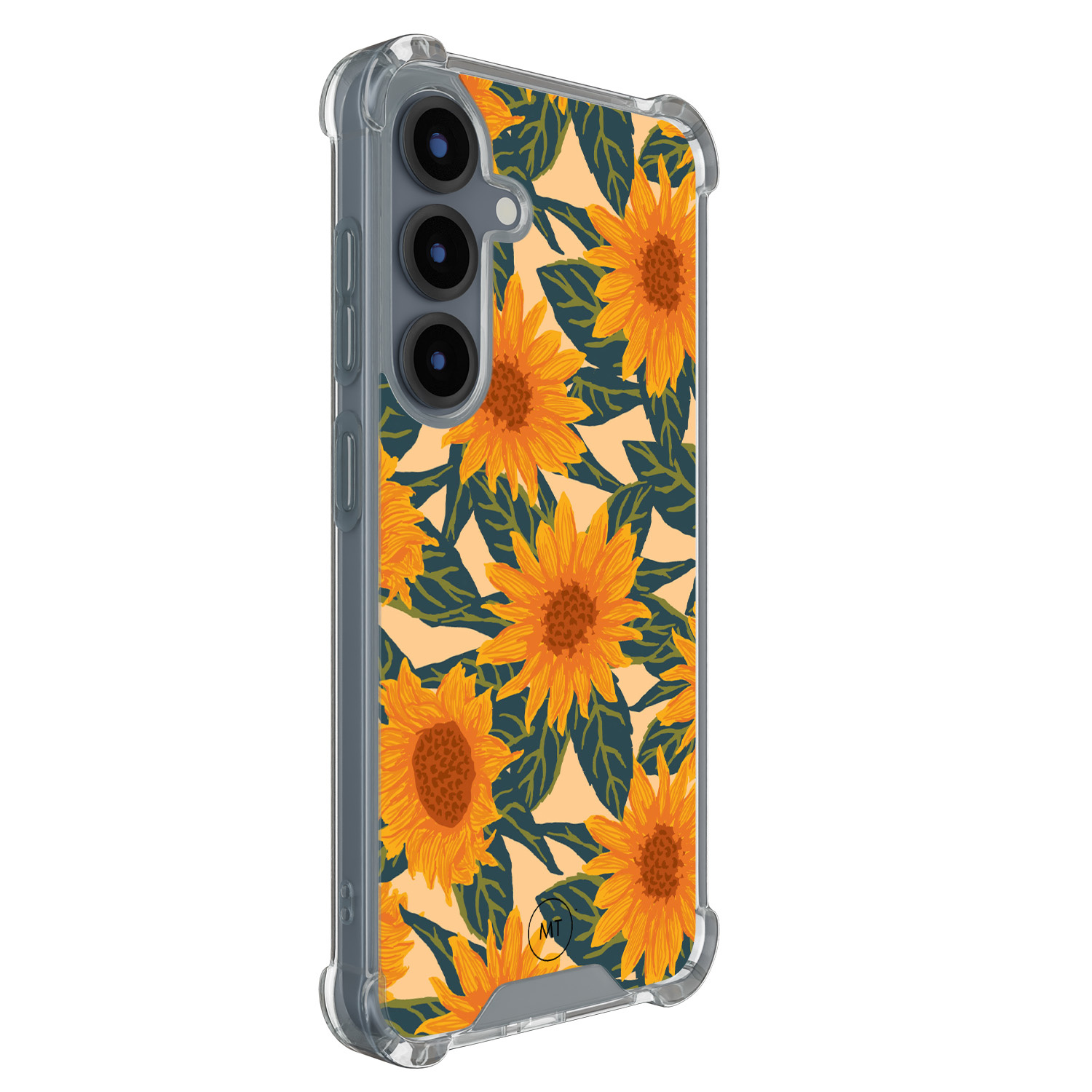 Mooie Telefoonhoesjes Samsung Galaxy S25 shockproof hoesje - Zonnebloemen