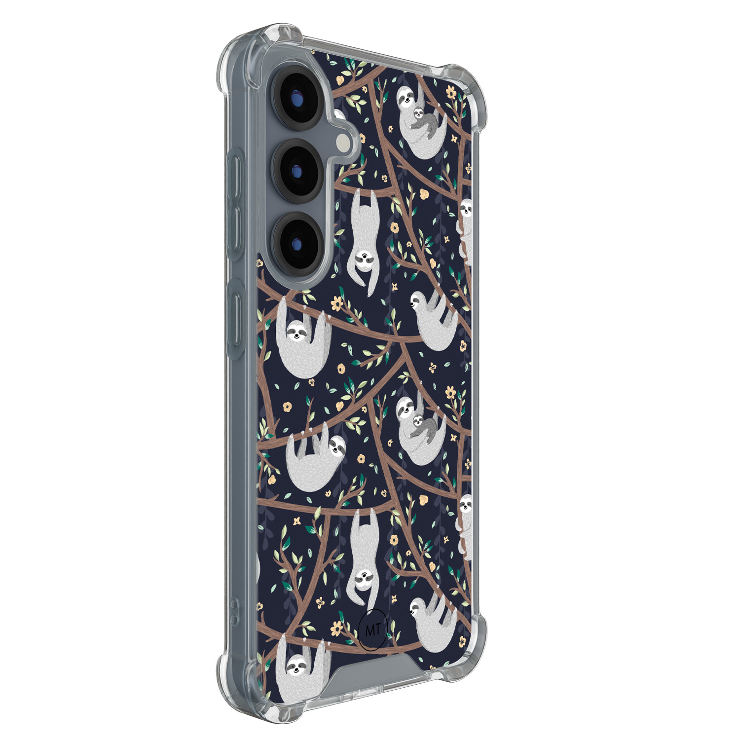 Mooie Telefoonhoesjes Samsung Galaxy S25 shockproof hoesje - Luiaard print