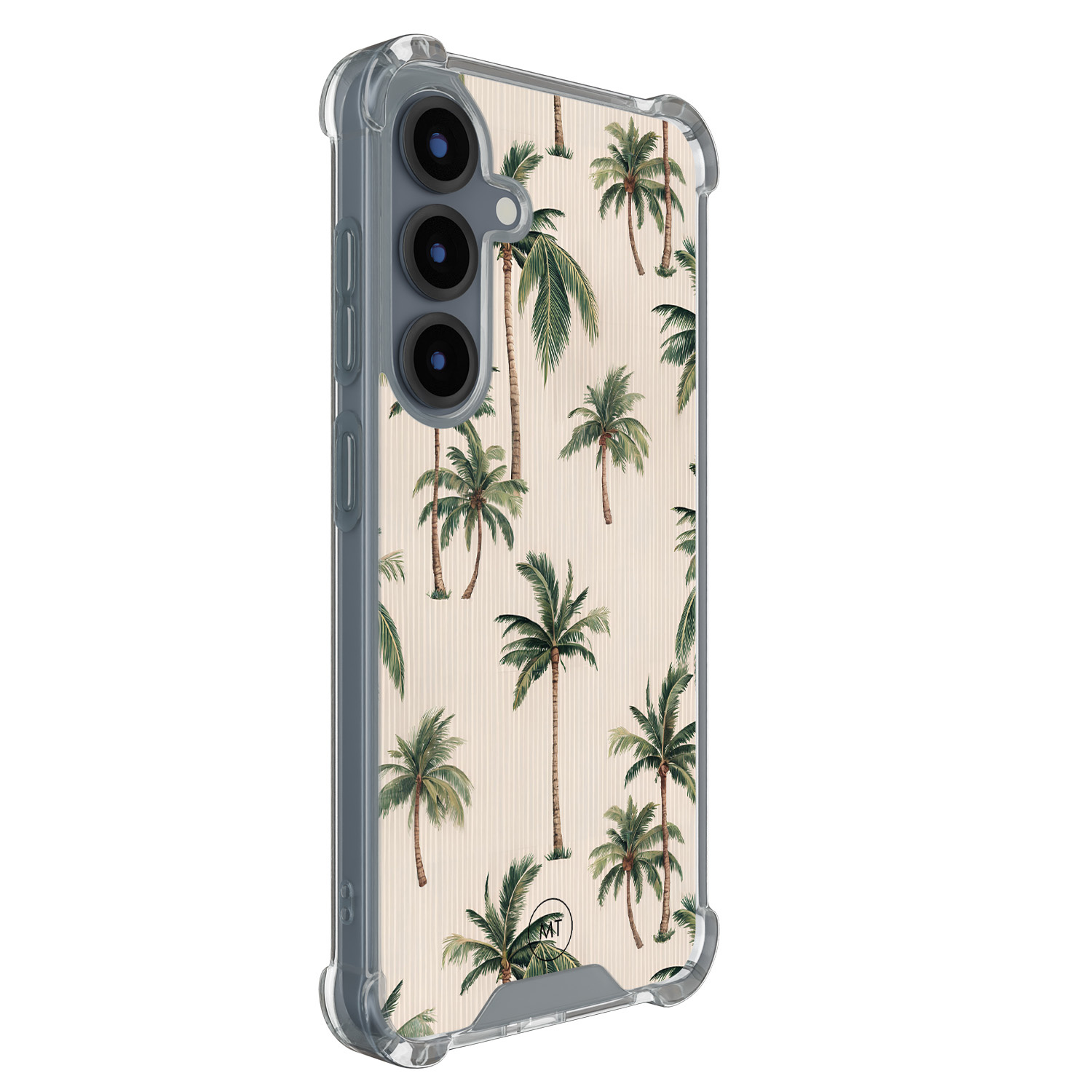 Mooie Telefoonhoesjes Samsung Galaxy S25 shockproof hoesje - Palmbomen print