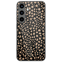 Mooie Telefoonhoesjes Samsung Galaxy S25 hoesje glas - Savannah spots