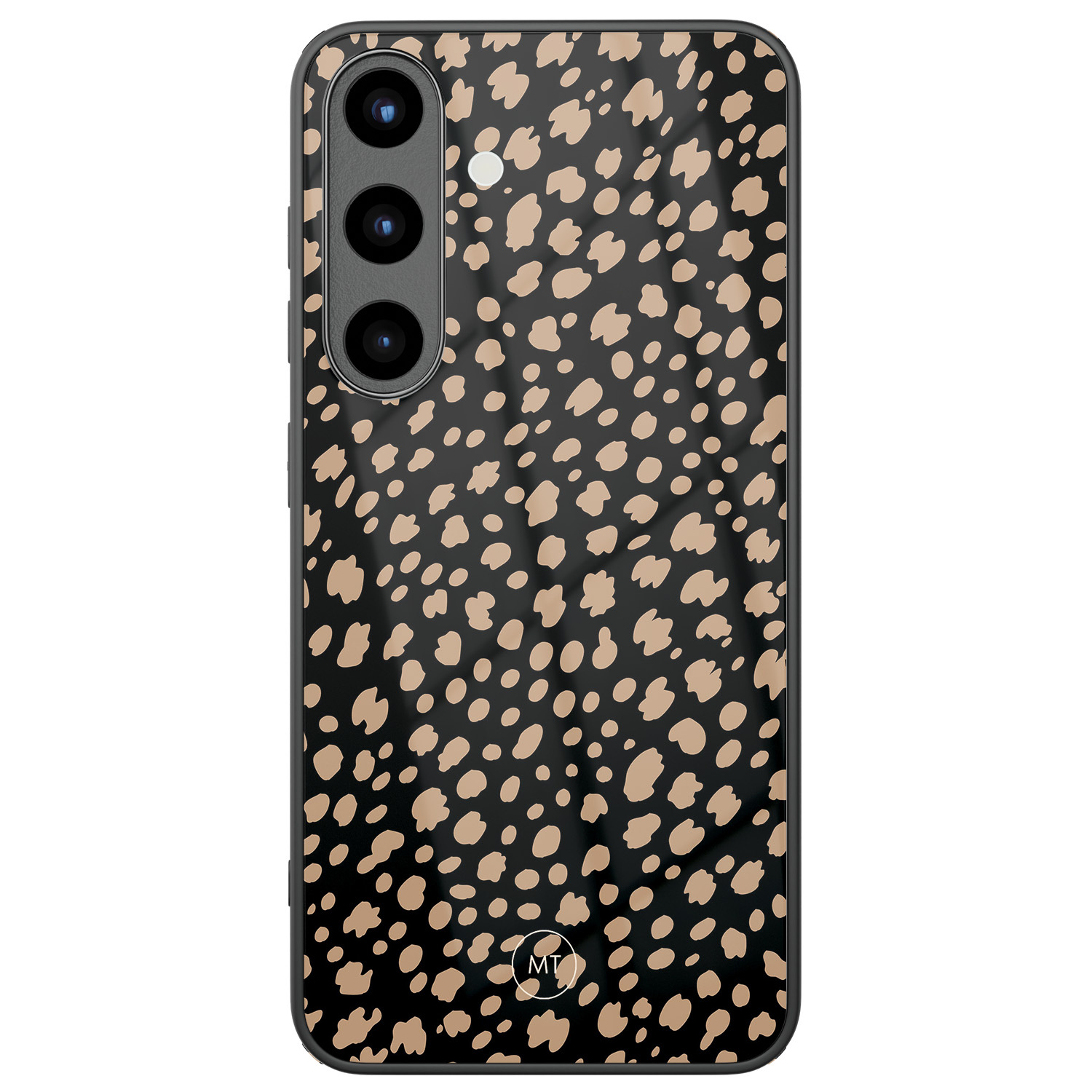Mooie Telefoonhoesjes Samsung Galaxy S25 hoesje glas - Savannah spots