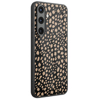 Mooie Telefoonhoesjes Samsung Galaxy S25 hoesje glas - Savannah spots