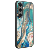 Mooie Telefoonhoesjes Samsung Galaxy S25 hoesje glas - Magic marble