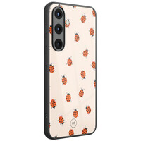 Mooie Telefoonhoesjes Samsung Galaxy S25 hoesje glas - Lieveheerstbeestjes
