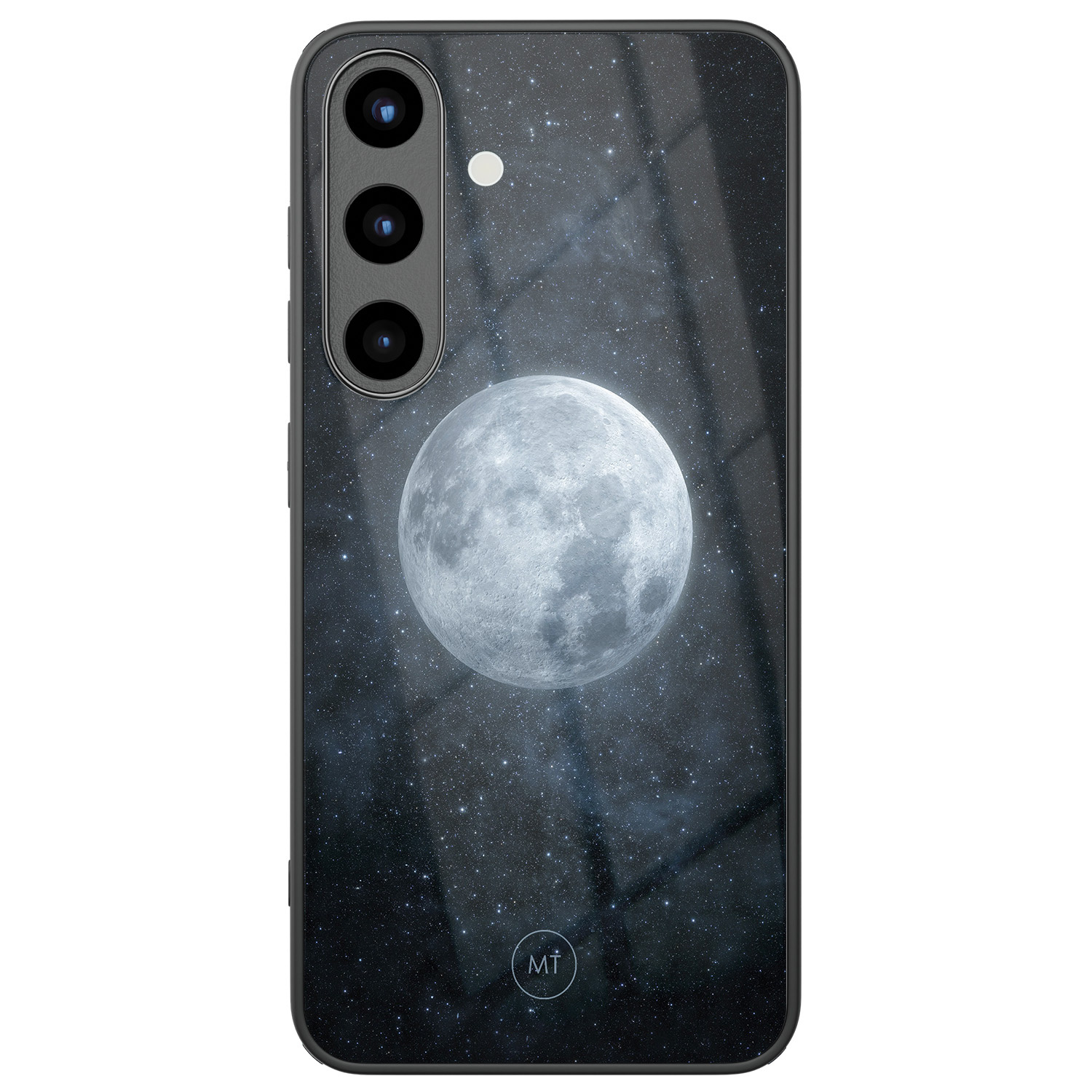 Mooie Telefoonhoesjes Samsung Galaxy S25 hoesje glas - Maan
