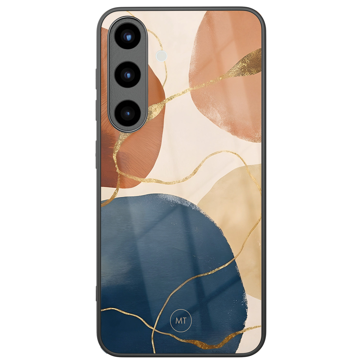 Mooie Telefoonhoesjes Samsung Galaxy S25 hoesje glas - Abstract harmony