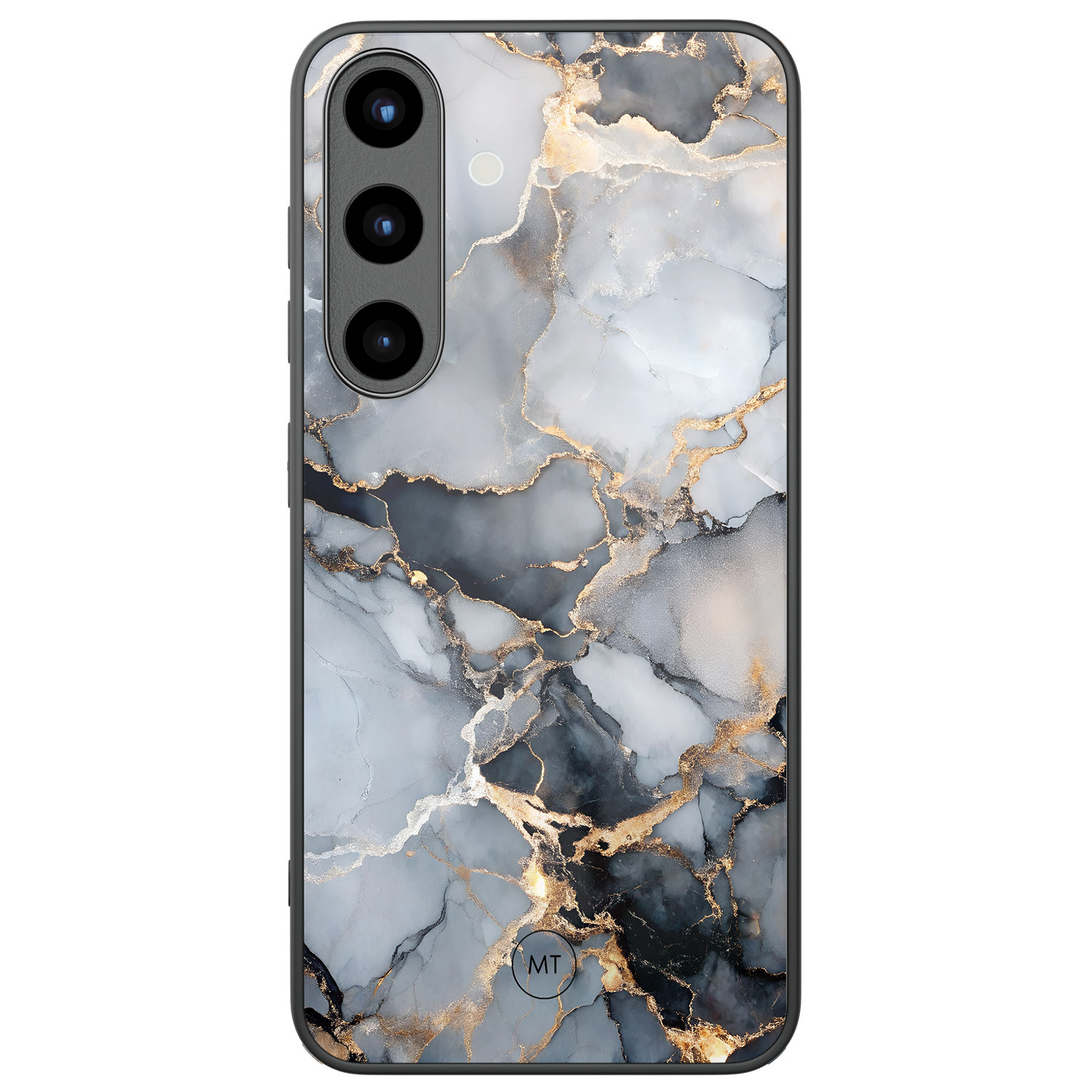 Mooie Telefoonhoesjes Samsung Galaxy S25 hoesje glas - Marble mist