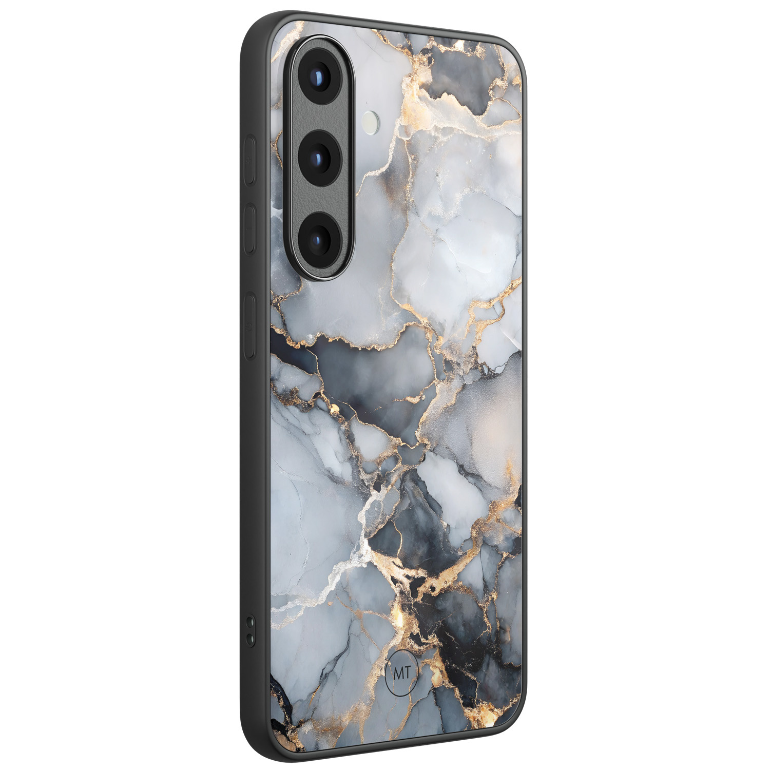 Mooie Telefoonhoesjes Samsung Galaxy S25 hoesje glas - Marble mist