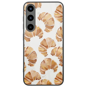 Mooie Telefoonhoesjes Samsung Galaxy S25 hoesje glas - Croissant