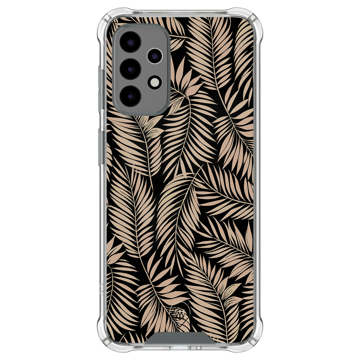 Mooie Telefoonhoesjes Samsung Galaxy A52(s) shockproof hoesje - Palm silhouette