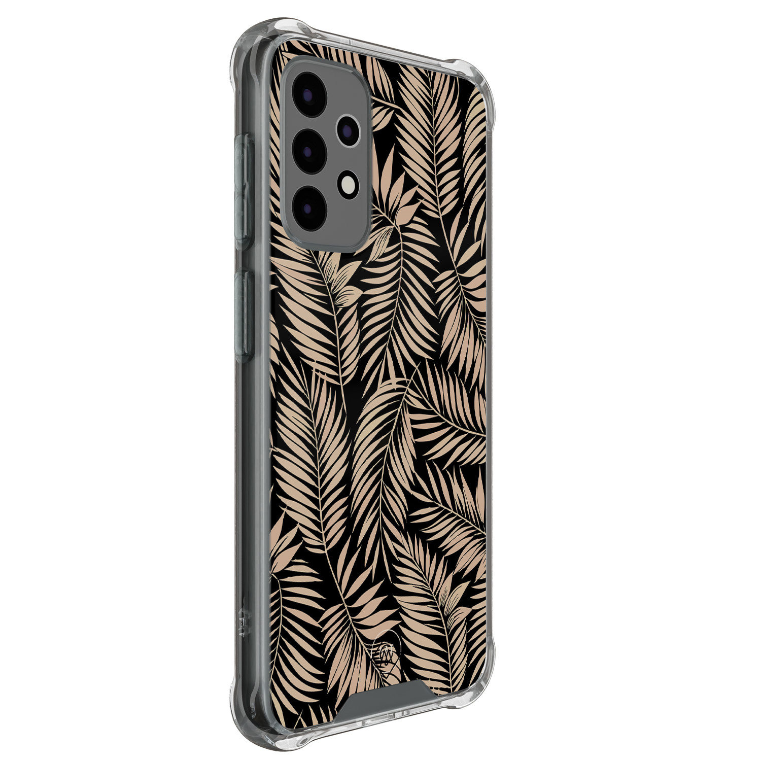 Mooie Telefoonhoesjes Samsung Galaxy A52(s) shockproof hoesje - Palm silhouette