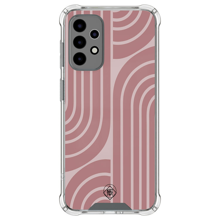 Mooie Telefoonhoesjes Samsung Galaxy A52(s) shockproof hoesje - Blush shapes Mooie Telefoonhoesjes Samsung Galaxy A52(s) shockproof hoesje - Blush shapes