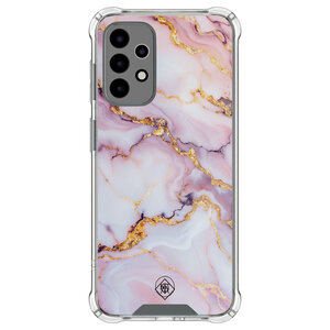 Mooie Telefoonhoesjes Samsung Galaxy A52(s) shockproof hoesje - Marble pink